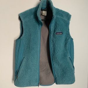 Rare early 2000’s Patagonia Retro Fleece Vest Teal, Size M